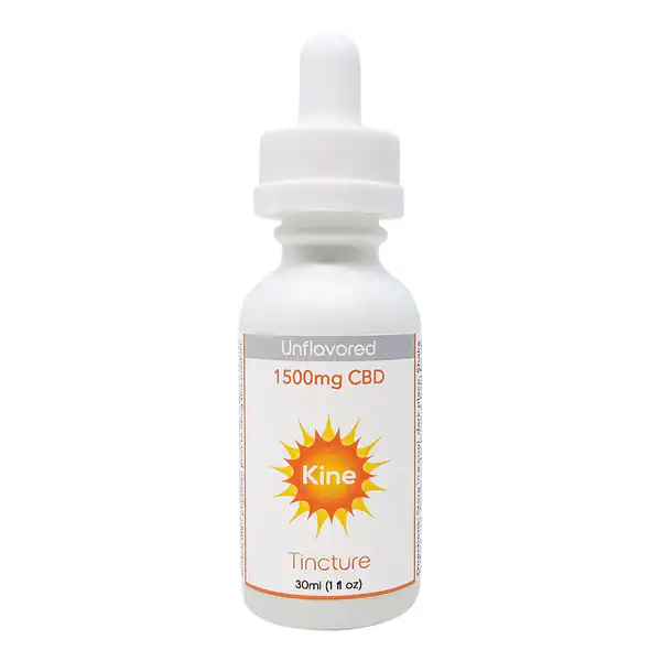 A CBD tincture product photographed as a clean product packshot.